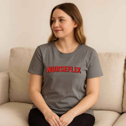 Totkeeps Nursing Wear | Netflix & Nurse Tee with Invisi | brand