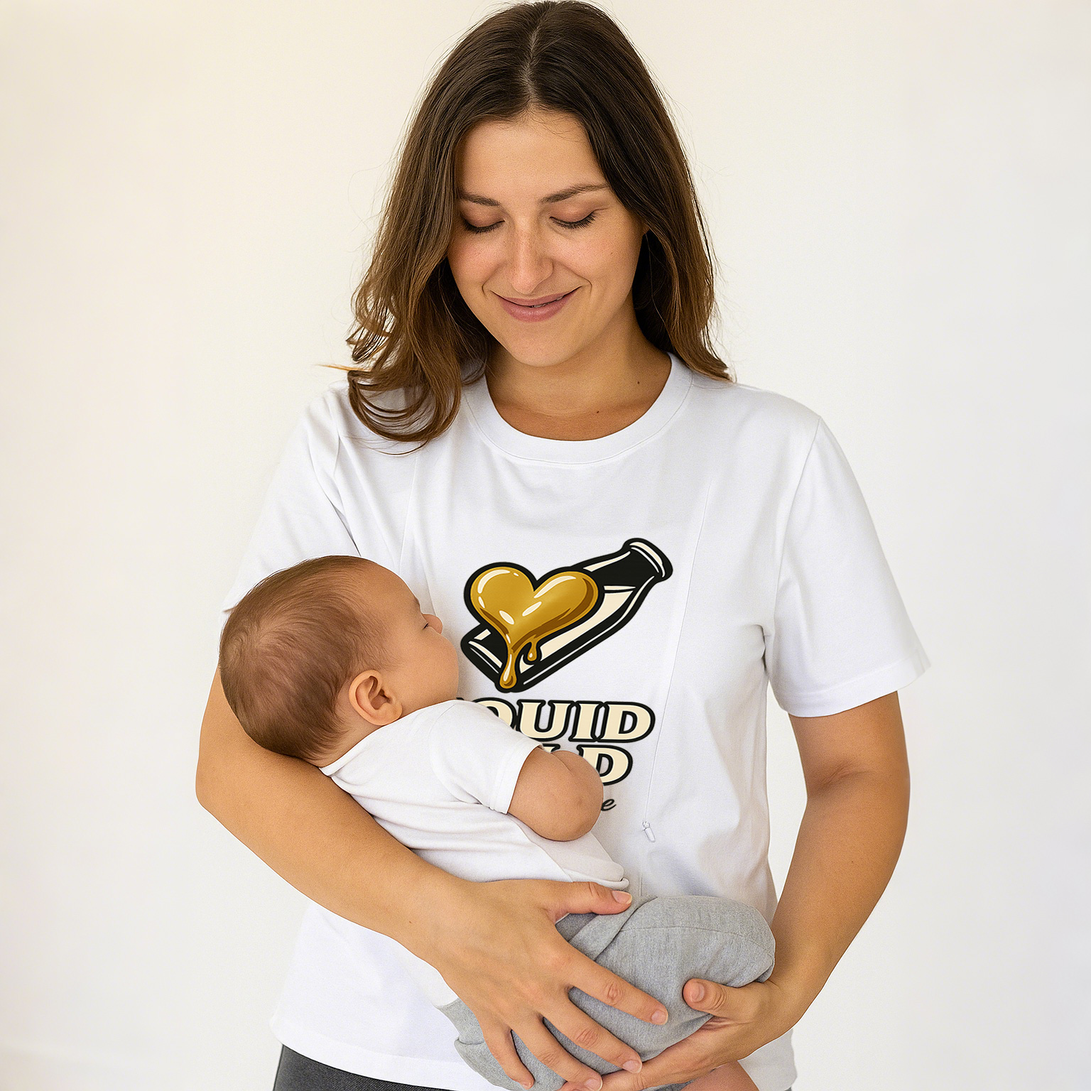 Soft Cotton Mama Tee | "Snacks Made with Love" | Side Z | brand