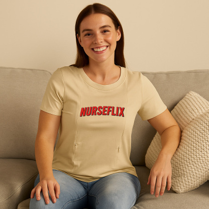 Totkeeps Nursing Wear | Netflix & Nurse Tee with Invisi | brand