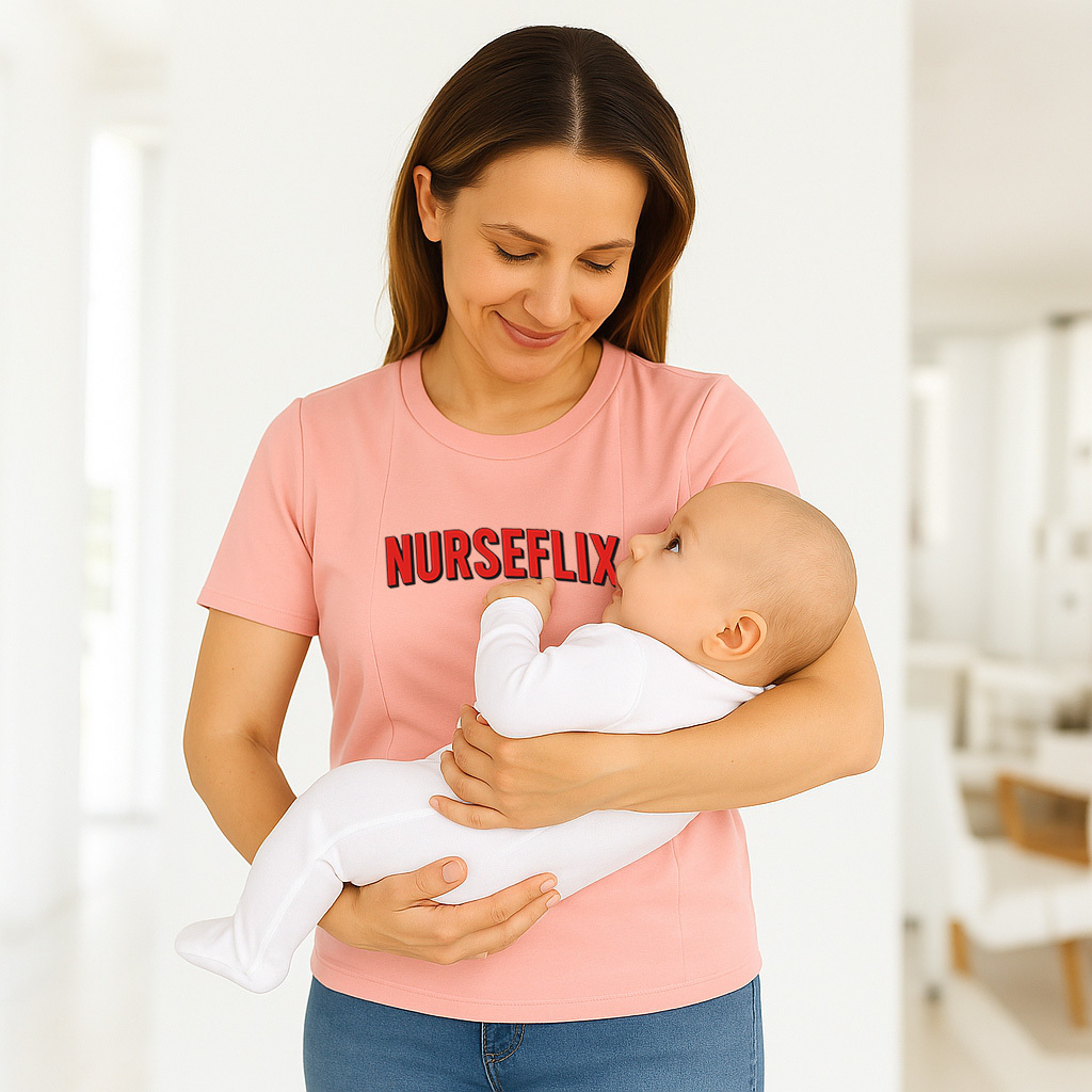 Totkeeps Nursing Wear | Netflix & Nurse Tee with Invisi | brand