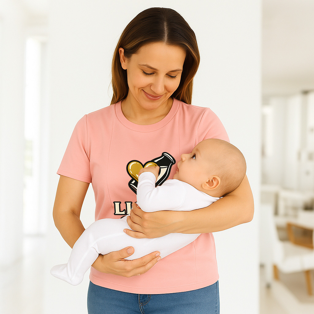 Soft Cotton Mama Tee | "Snacks Made with Love" | Side Z | brand