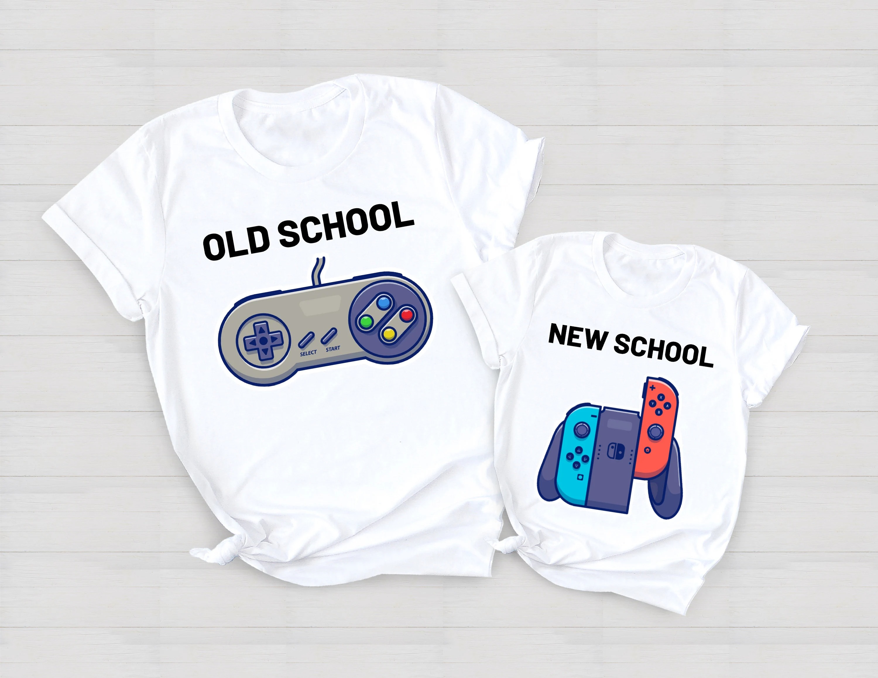 Father'S Day Family Matching T Shirt Old School New School fathers day gift