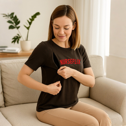 Totkeeps Nursing Wear | Netflix & Nurse Tee with Invisi | brand