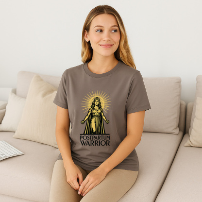 Soft Cotton Breastfeeding Shirt | Postpartum Warrior |  | brand