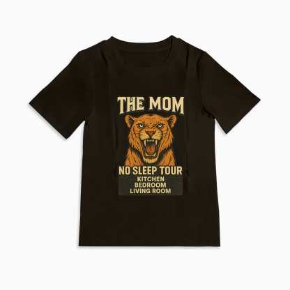 Soft Cotton Mama Tee | "Yes They're Real" Slogan | Side Zip Nursing