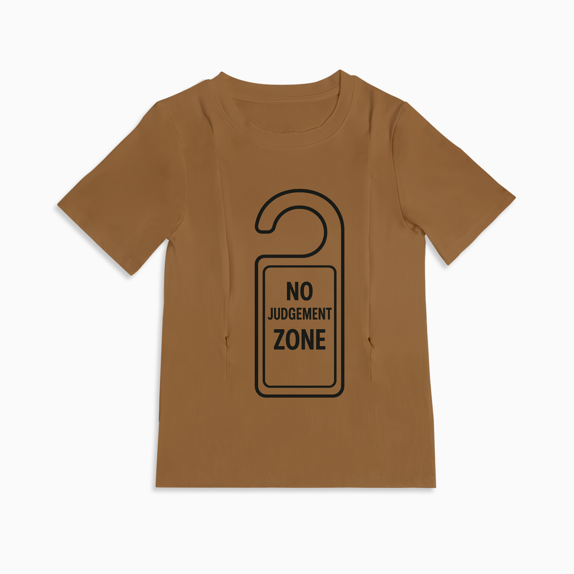 Totkeeps Nursing Wear | "No Judgement Zone" T-Shirt | Soft Cotton
