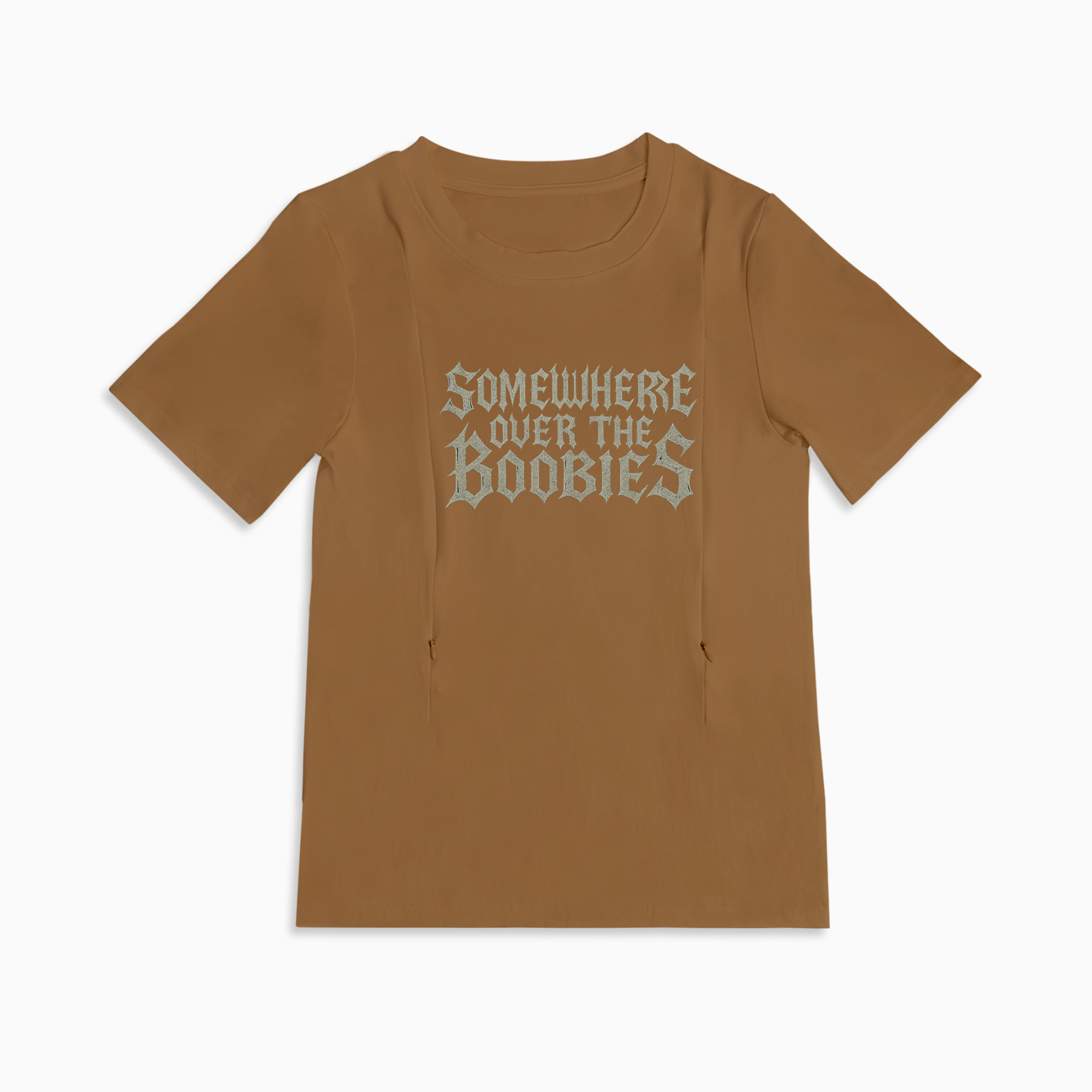 Totkeeps Funny Nursing Wear | "Somewhere Over the Boobies" Tee