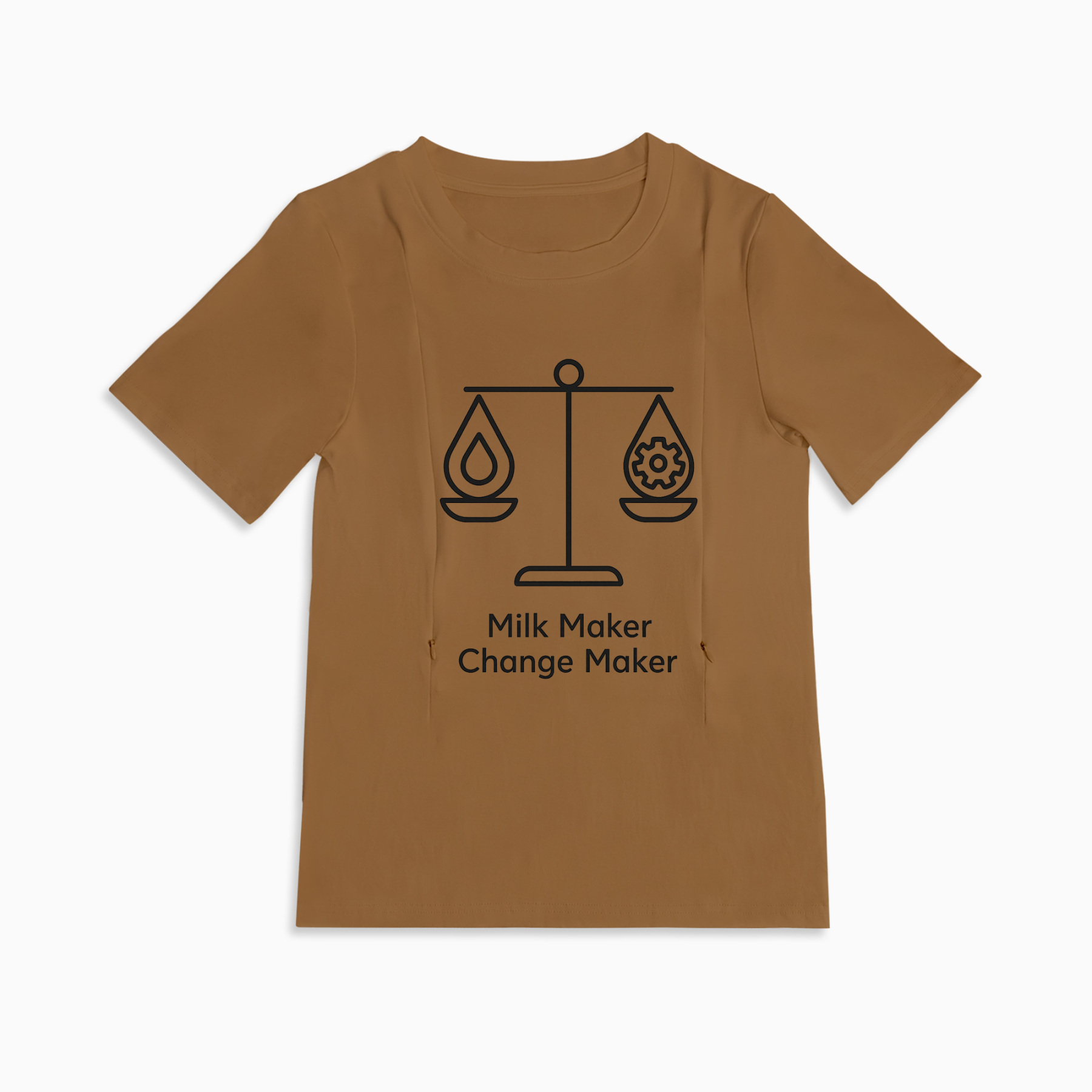 Postpartum Essential | Milk Maker & Change Maker Zipper Nursing Top