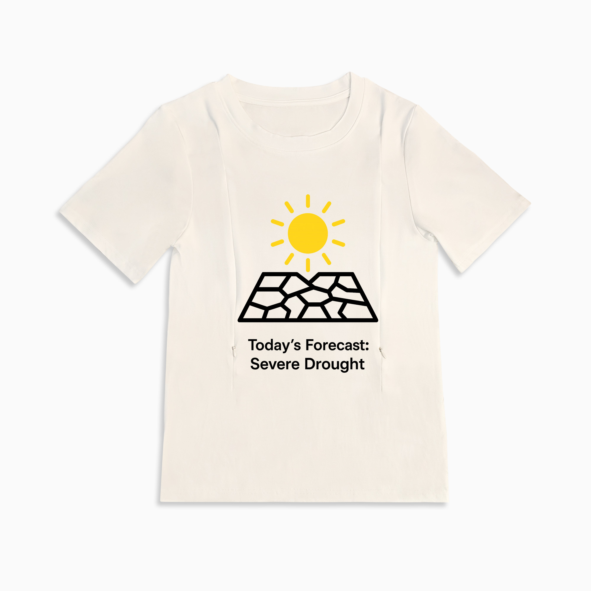Mom Life Nursing Top | "Straight Outta Milk Supply" | Hidden Side Zippers