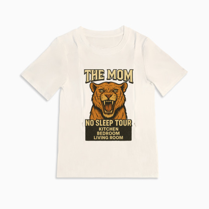 Soft Cotton Mama Tee | "Yes They're Real" Slogan | Side Zip Nursing