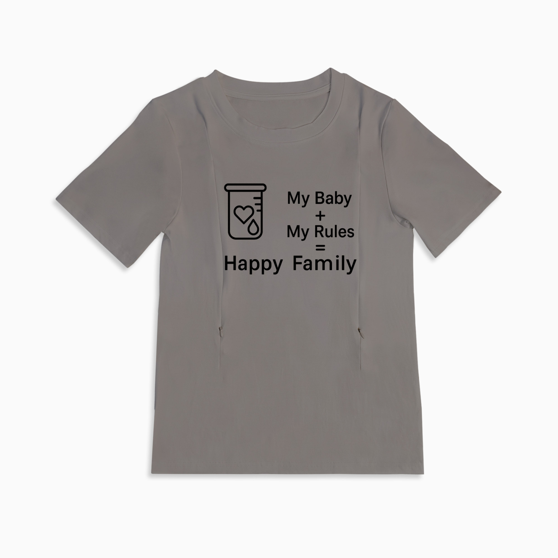 Totkeeps Nursing Wear | "My Baby My Rules" T-Shirt | Soft Cotton