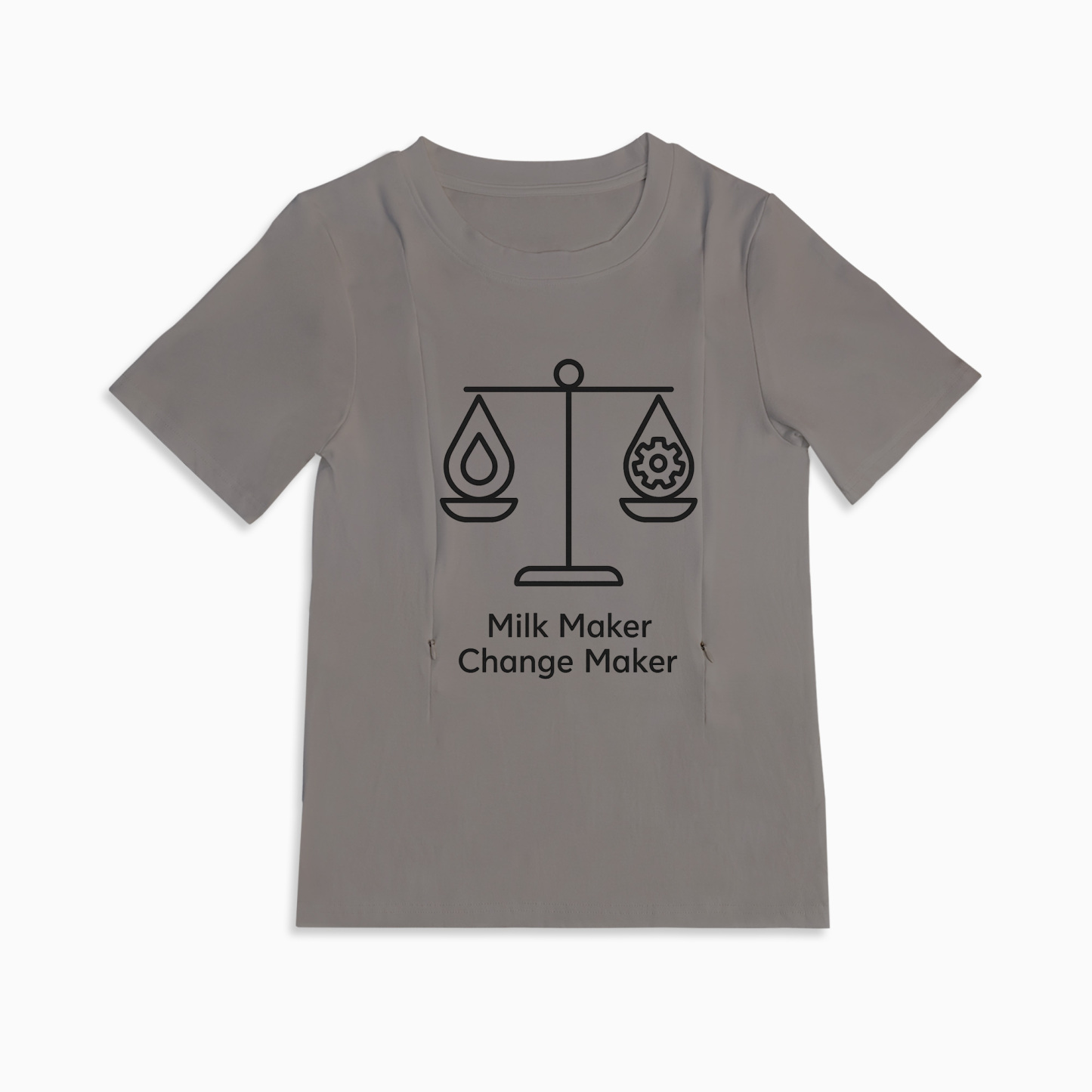 Postpartum Essential | Milk Maker & Change Maker Zipper Nursing Top