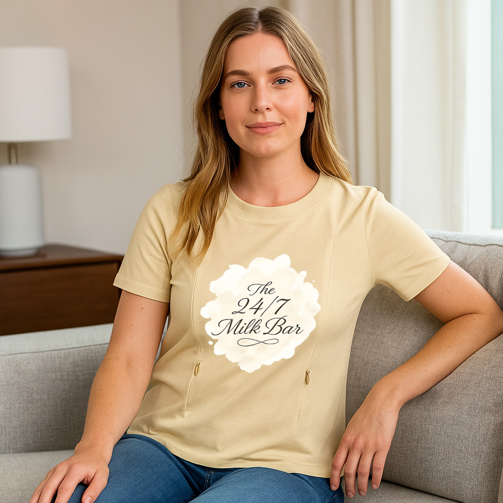 Always Open Milk Bar Nursing Top | Easy Zipper Access f | brand