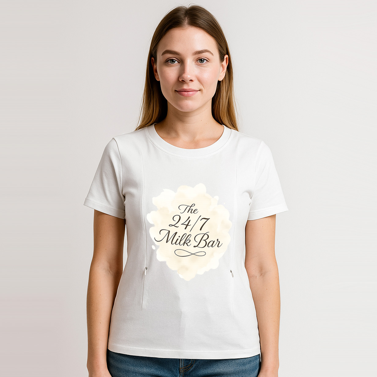 Always Open Milk Bar Nursing Top | Easy Zipper Access f | brand