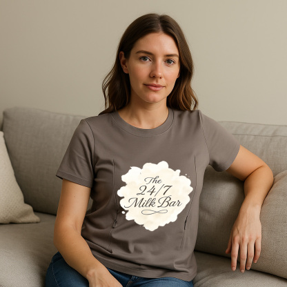 Always Open Milk Bar Nursing Top | Easy Zipper Access f | brand