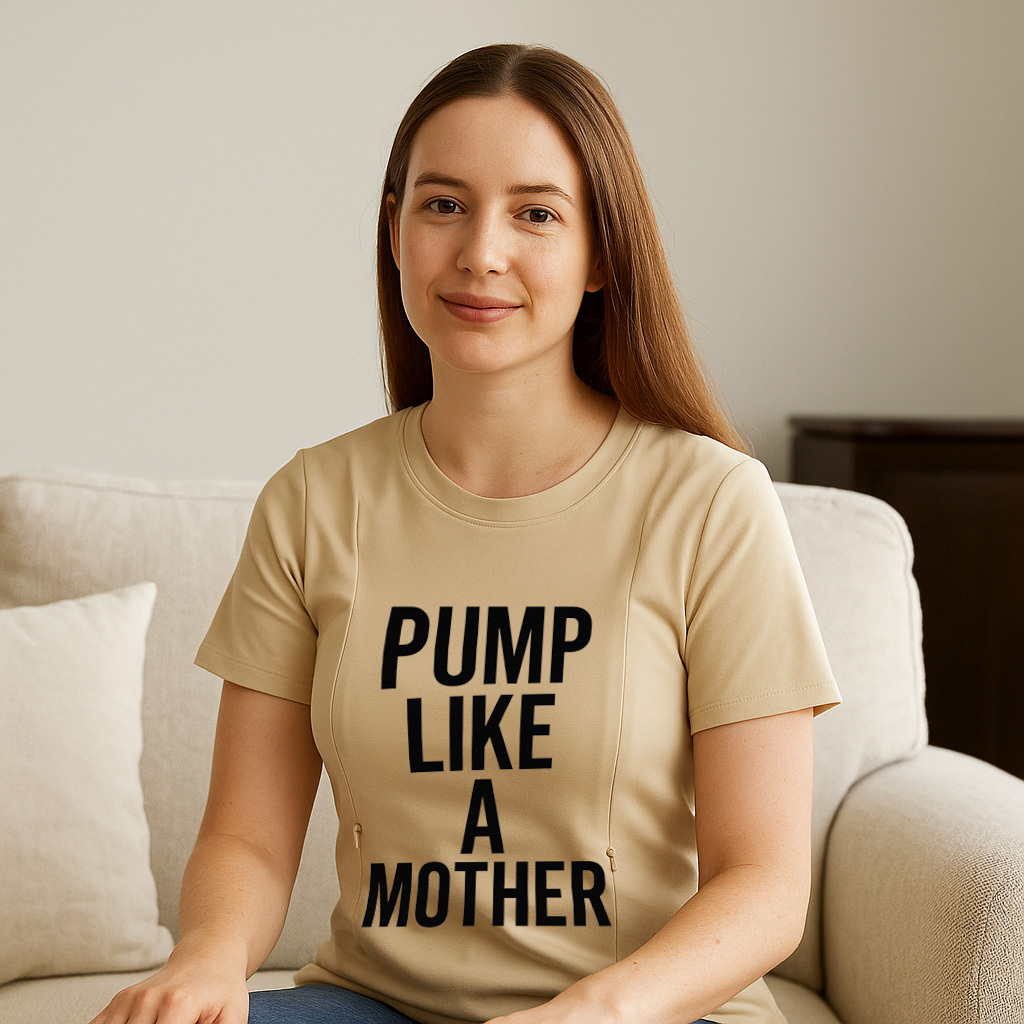 Totkeeps Funny Mom Shirt | Zipper for Easy Nursing & Pumping