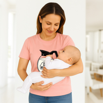 Humorous Nursing Top | Boob Juice Dispenser | Easy Zipp | brand