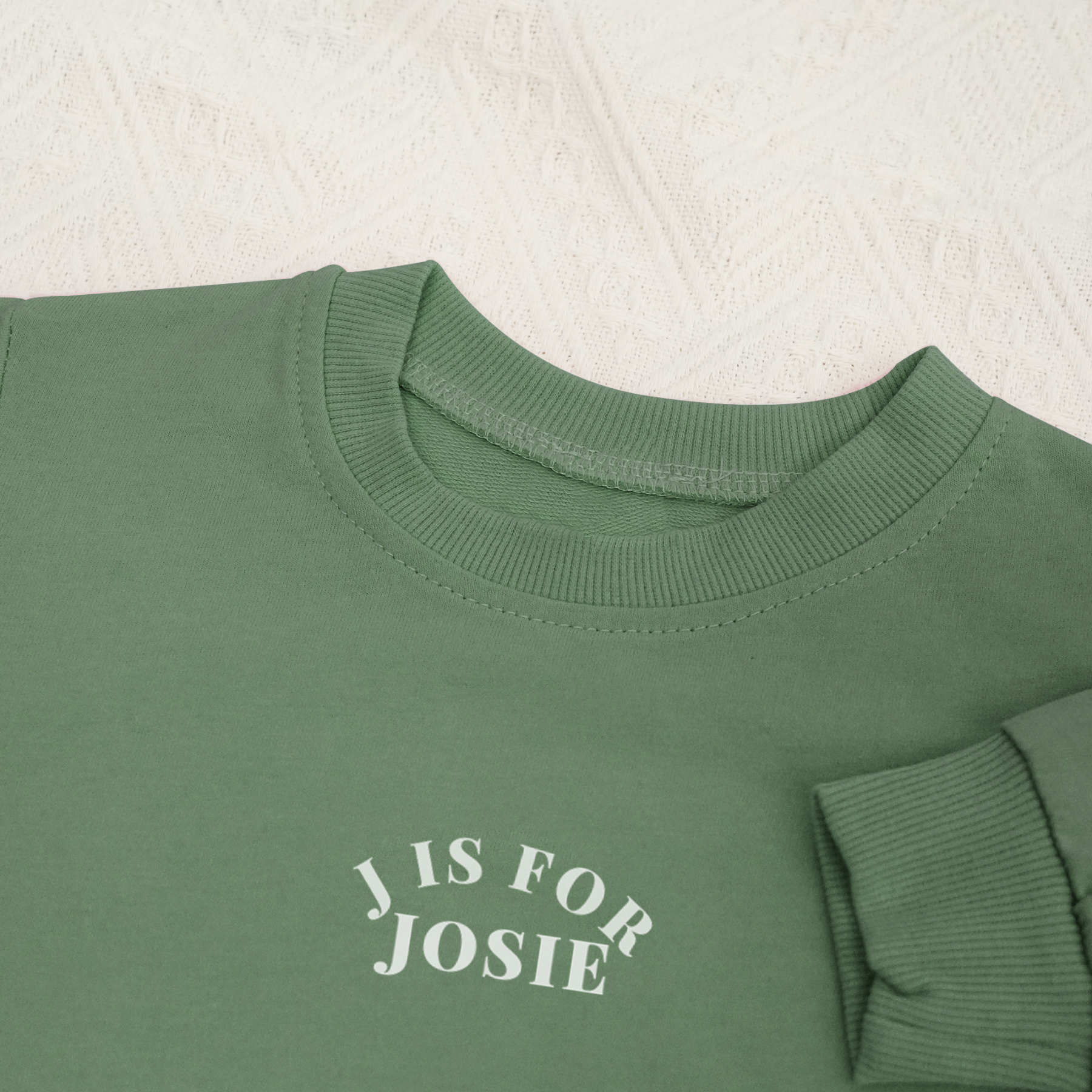 Personalized Pink My Name Graphic Sweatshirt Bubble Romper