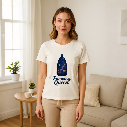 Cotton Pumping Shirt | Funny Pumping Queen Design | Sid | brand
