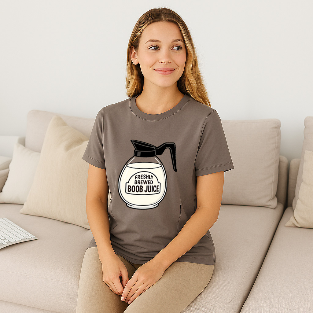 Humorous Nursing Top | Boob Juice Dispenser | Easy Zipp | brand