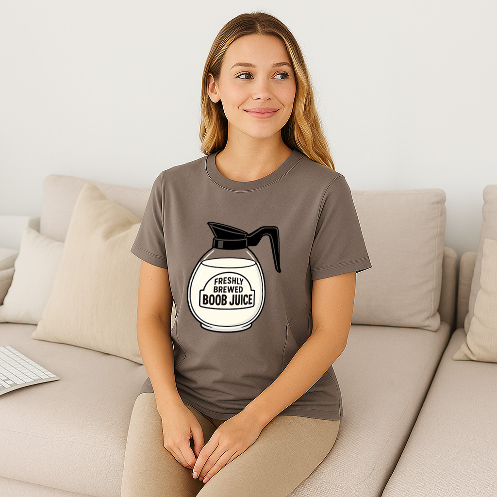 Humorous Nursing Top | Boob Juice Dispenser | Easy Zipp | brand