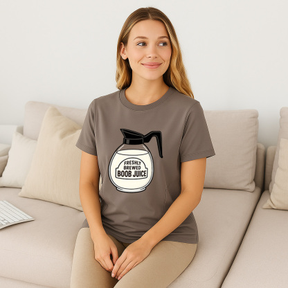 Humorous Nursing Top | Boob Juice Dispenser | Easy Zipp | brand