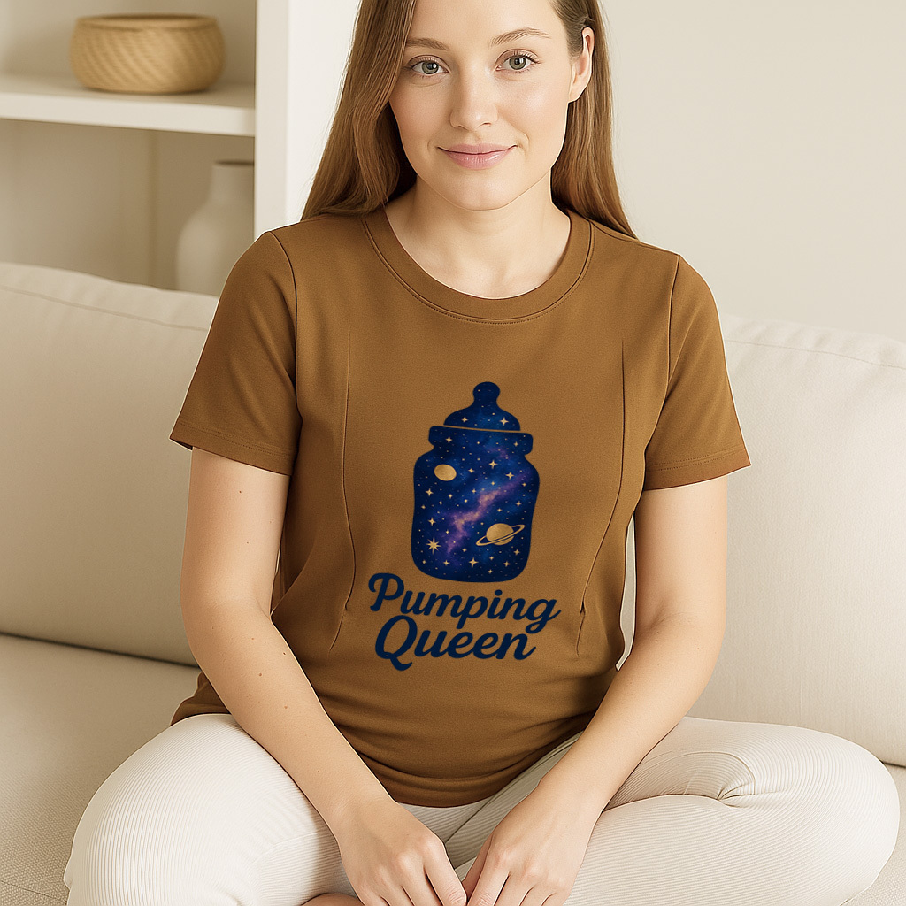 Cotton Pumping Shirt | Funny Pumping Queen Design | Sid | brand