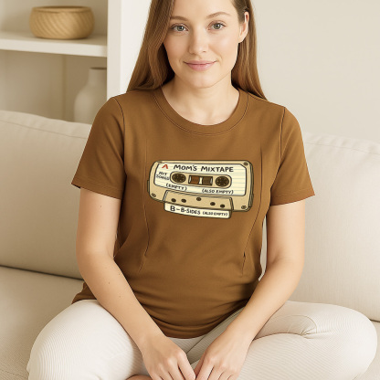 Soft Cotton Breastfeeding T-Shirt | Funny Slogan & Easy | brand