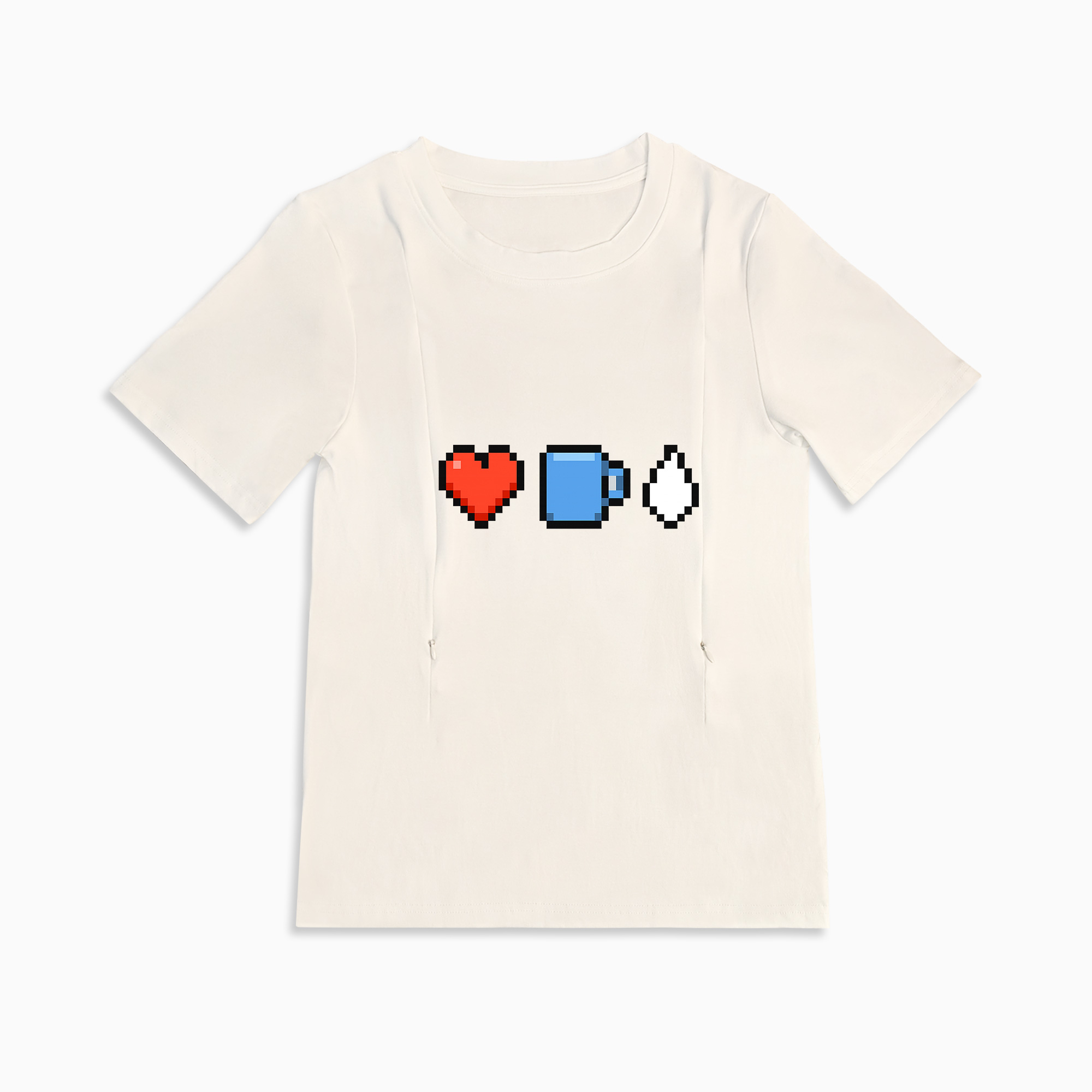 nursing shirts beige