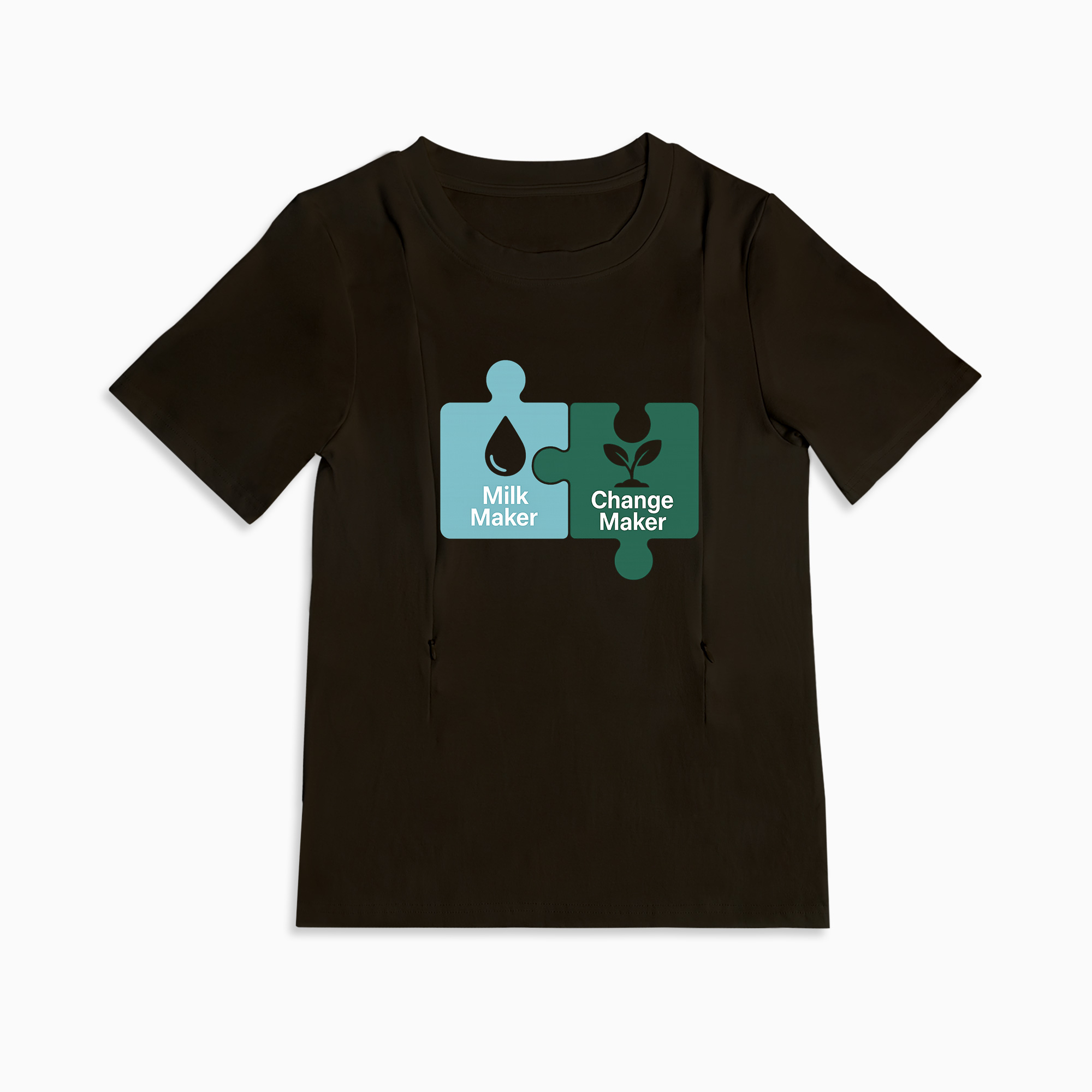 Breastfeeding with Confidence | Milk Maker & Change Maker Zipper Tee
