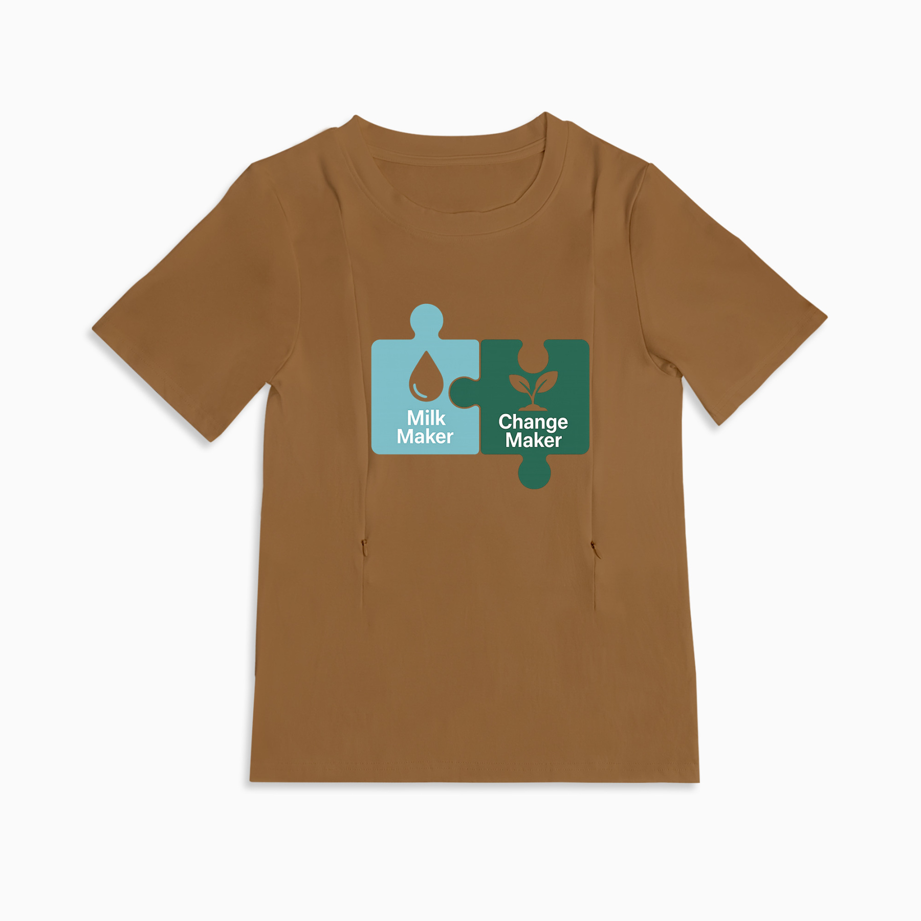 Breastfeeding with Confidence | Milk Maker & Change Maker Zipper Tee