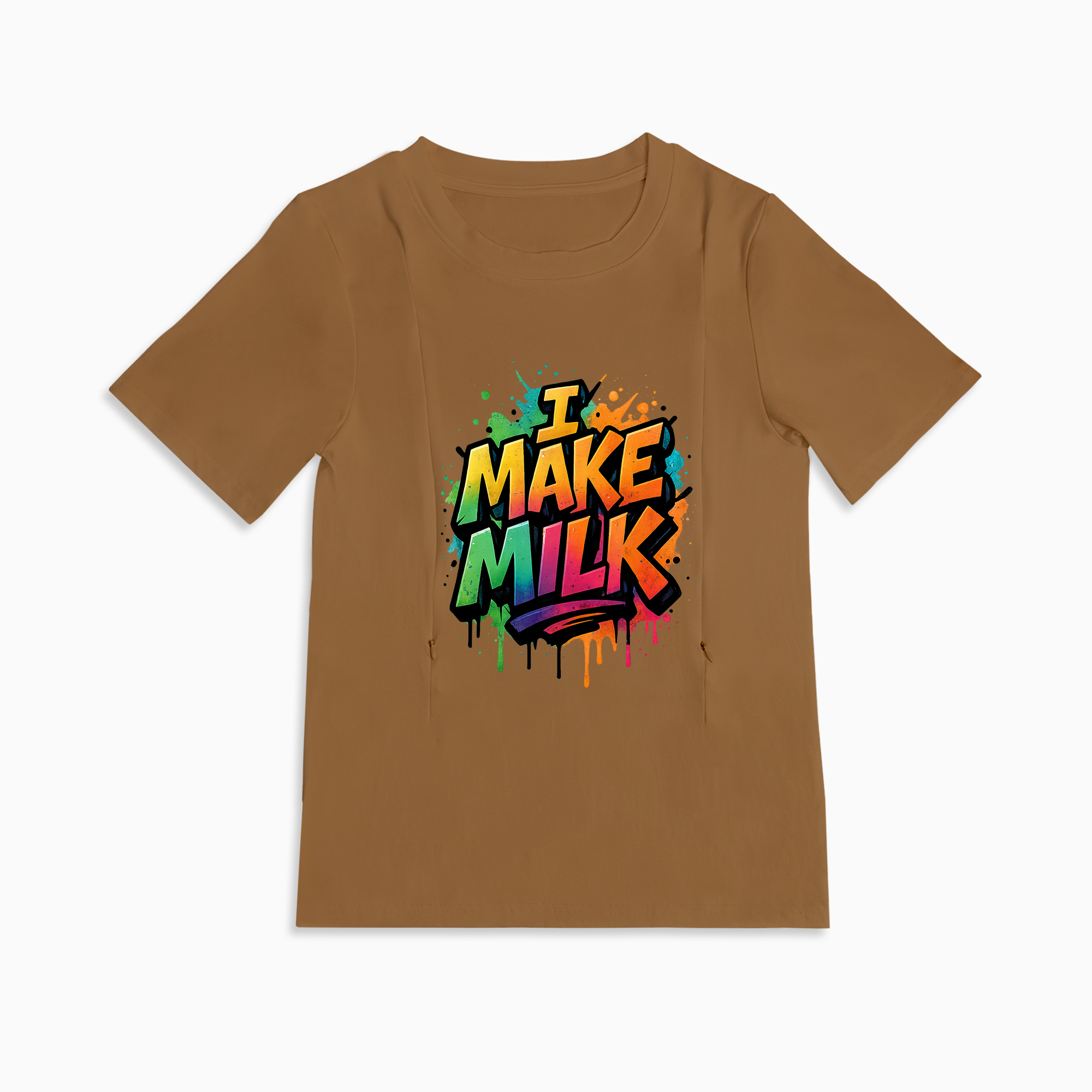 Totkeeps Funny Mom Shirt | Zipper Nursing Access | I Make Milk