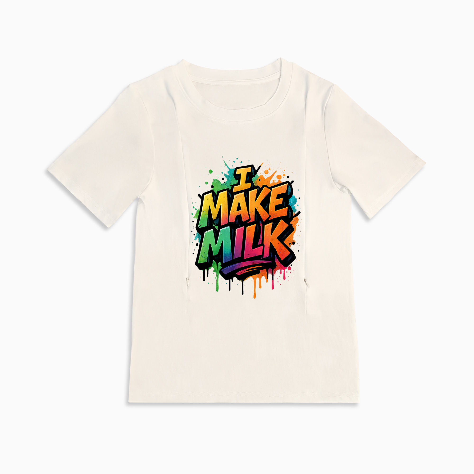 Totkeeps Funny Mom Shirt | Zipper Nursing Access | I Make Milk
