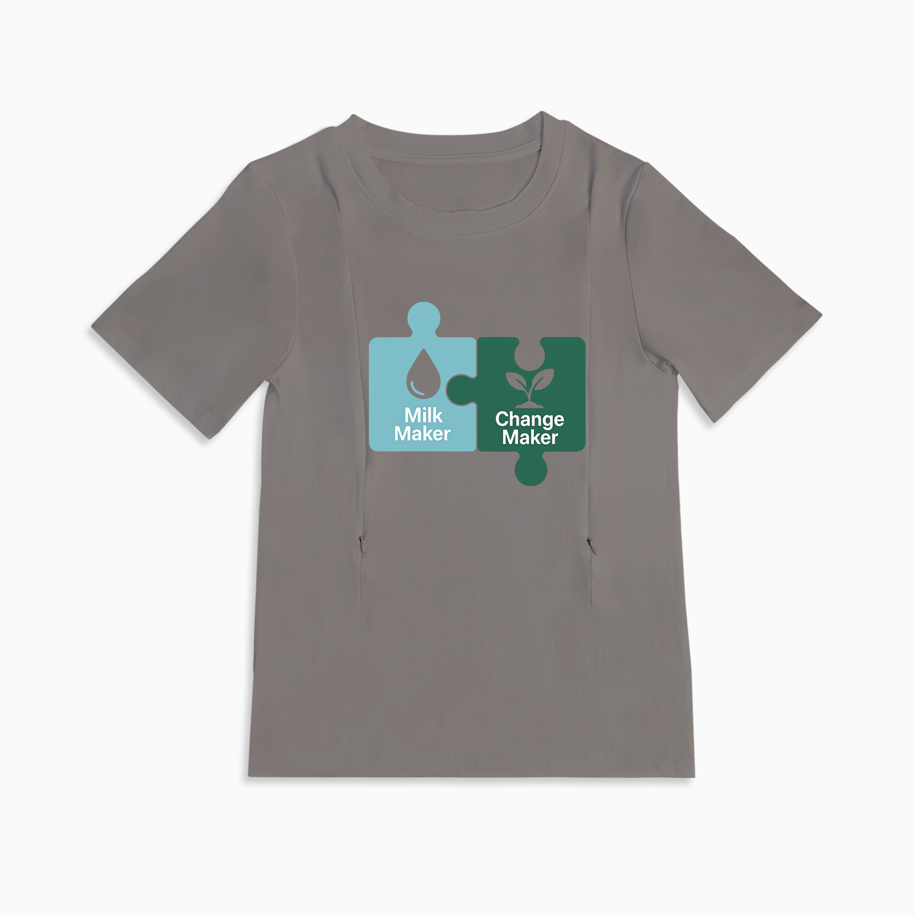 Breastfeeding with Confidence | Milk Maker & Change Maker Zipper Tee