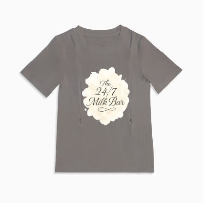 Always Open Milk Bar Nursing Top | Easy Zipper Access for Mom