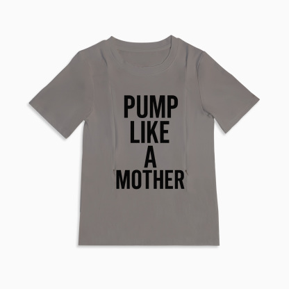 Totkeeps Funny Mom Shirt | Zipper for Easy Nursing & Pumping