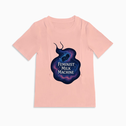 Breastfeeding Made Easy & Empowering | Feminist Milk Machine Zipper Tee
