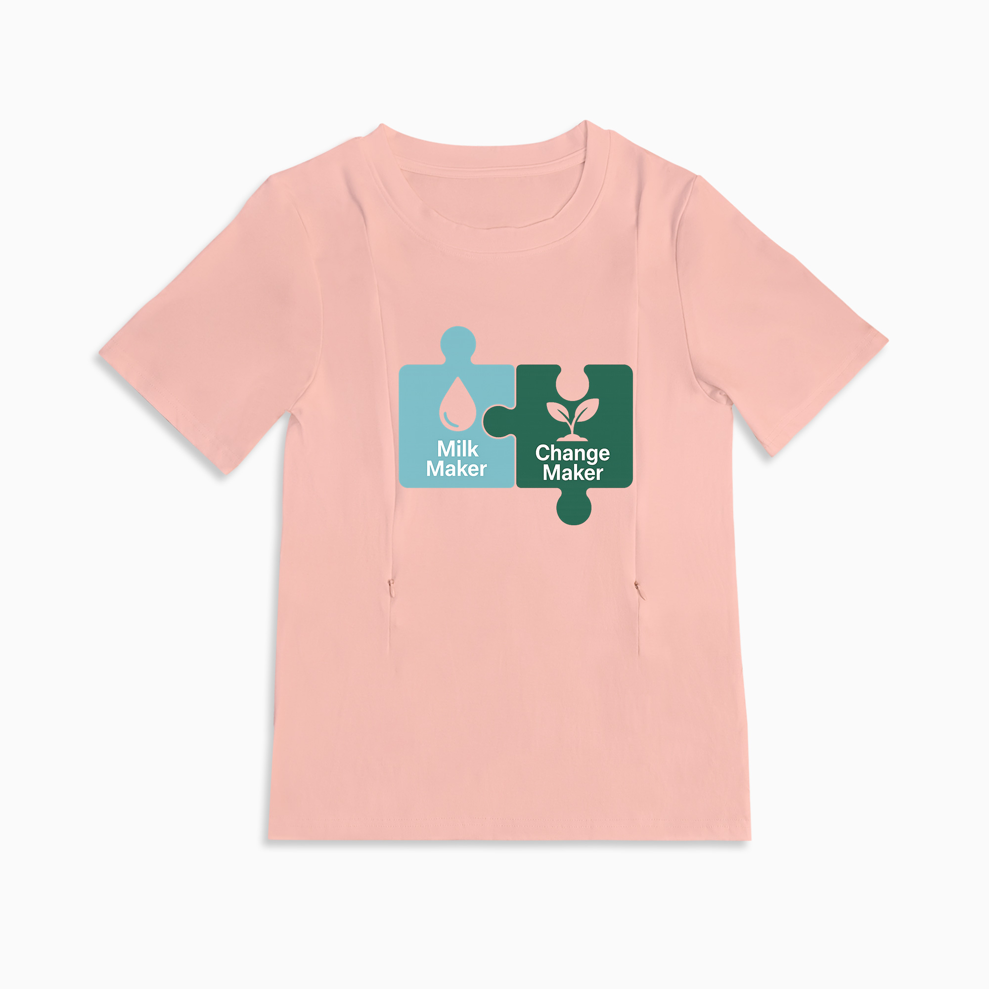 Breastfeeding with Confidence | Milk Maker & Change Maker Zipper Tee