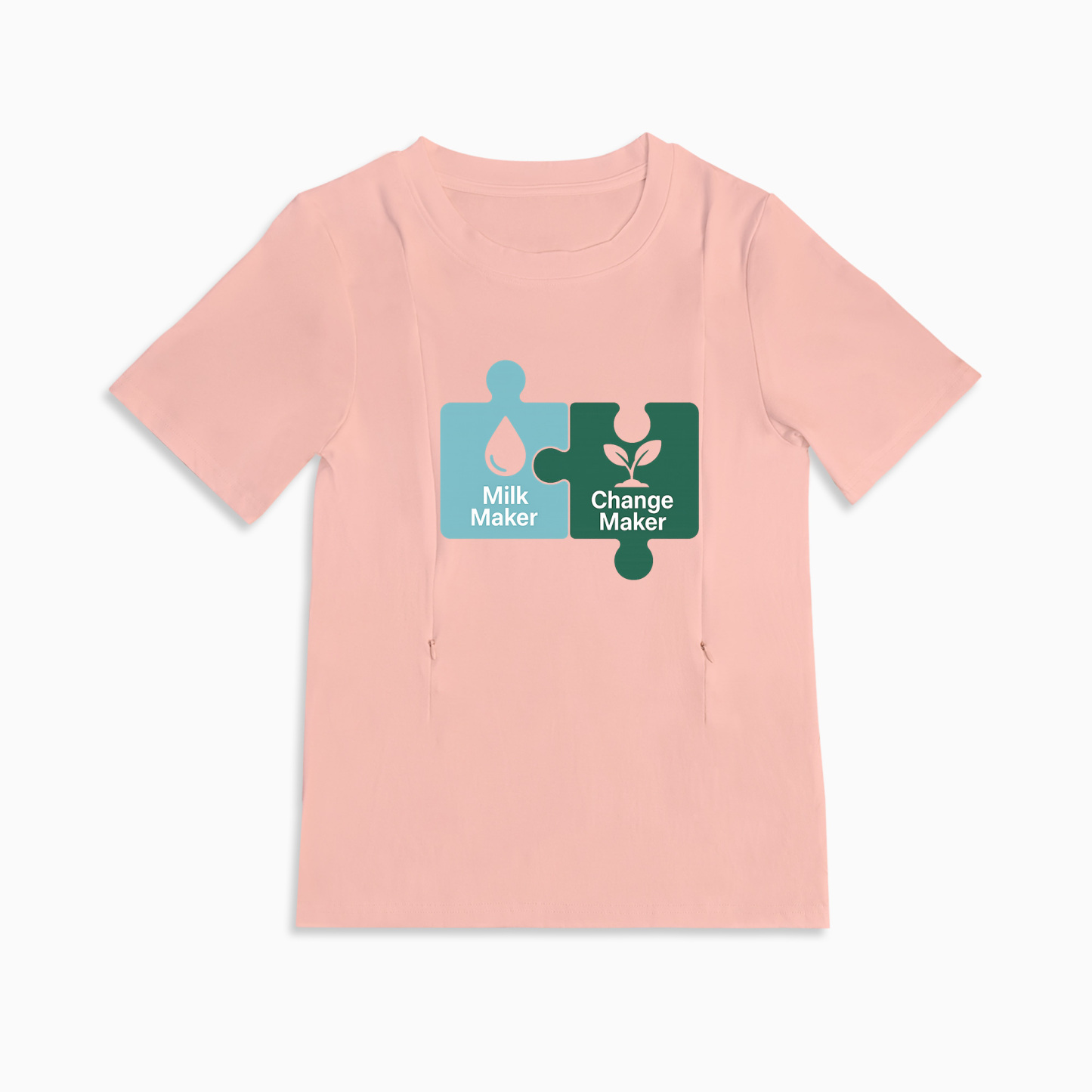 Breastfeeding with Confidence | Milk Maker & Change Maker Zipper Tee