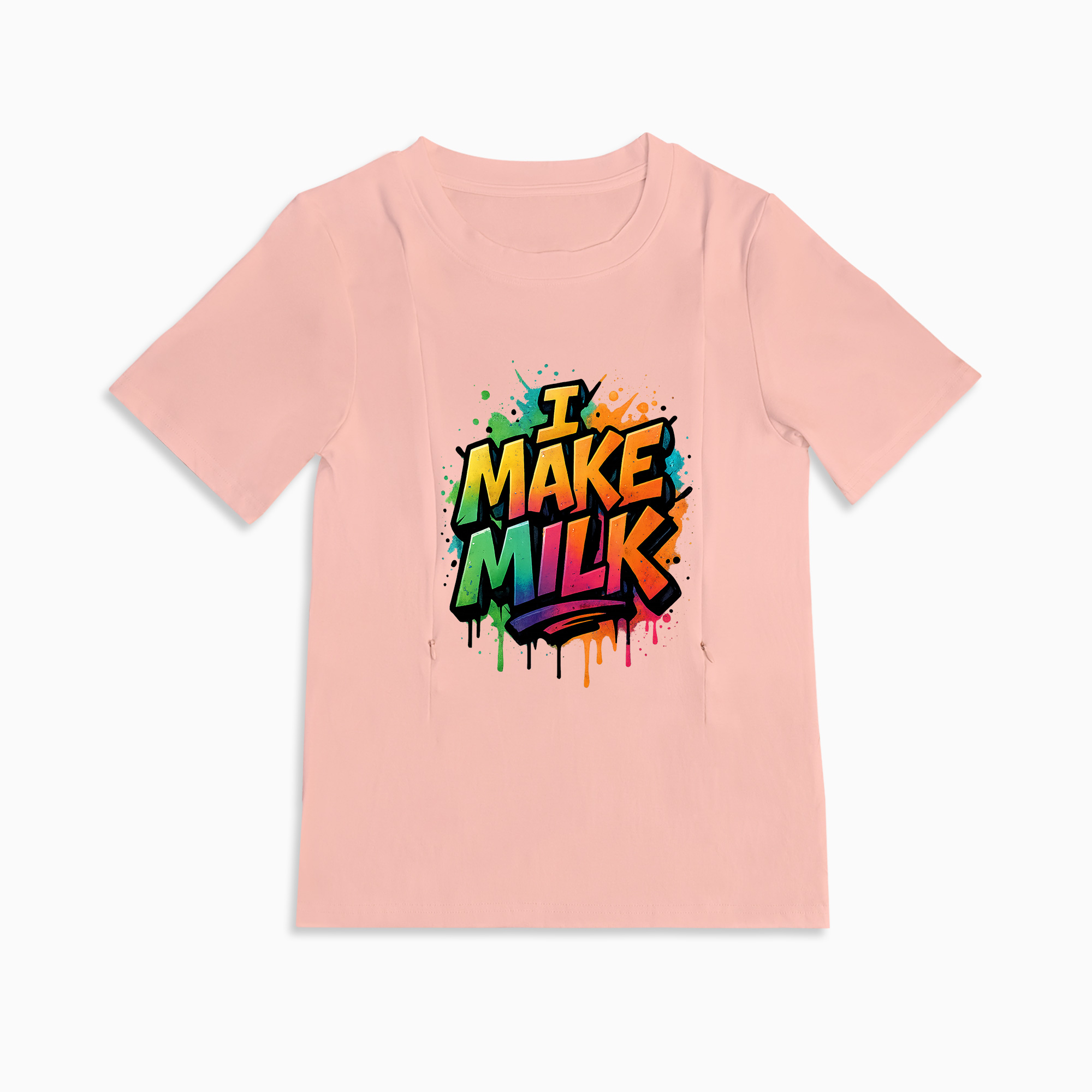 Totkeeps Funny Mom Shirt | Zipper Nursing Access | I Make Milk