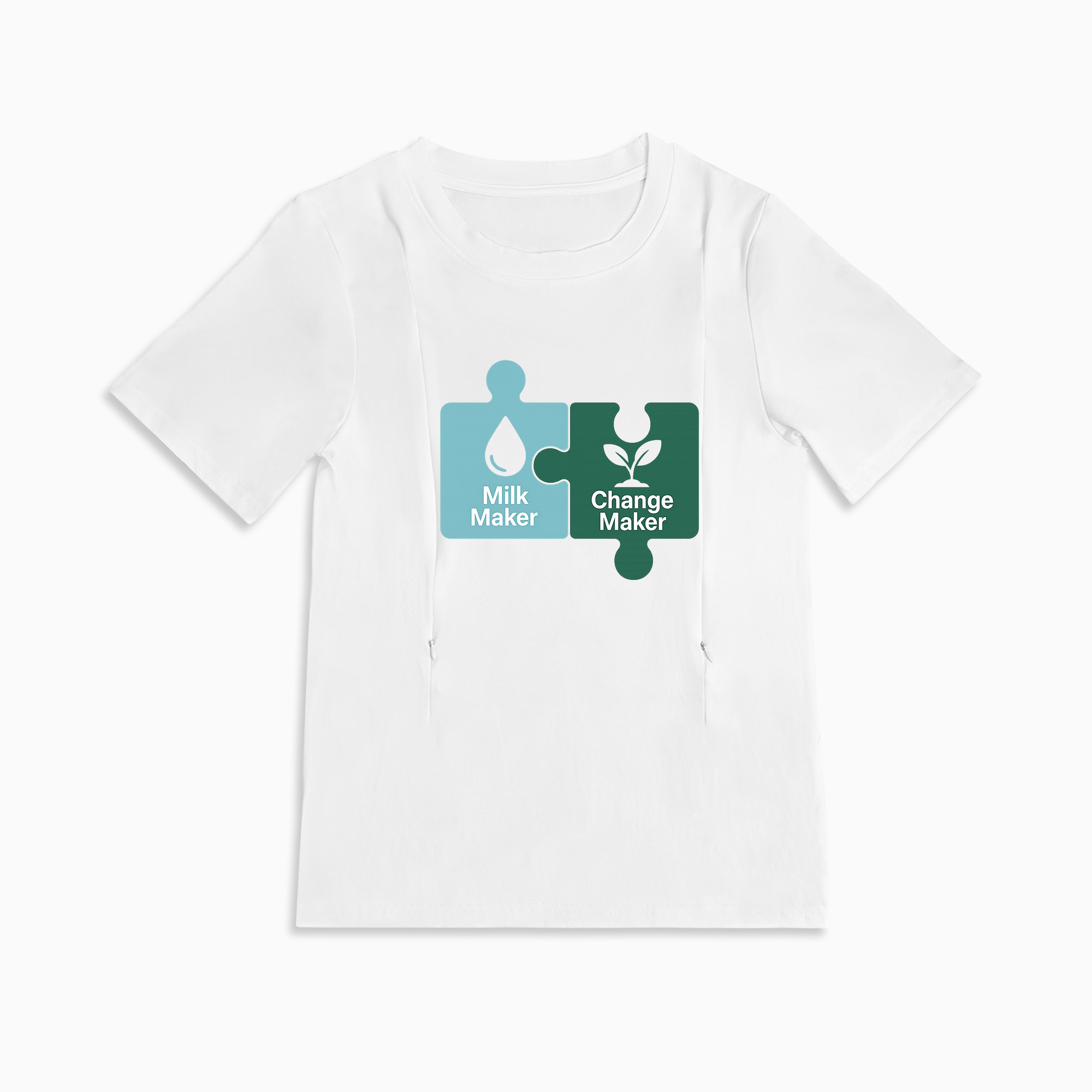 Breastfeeding with Confidence | Milk Maker & Change Maker Zipper Tee