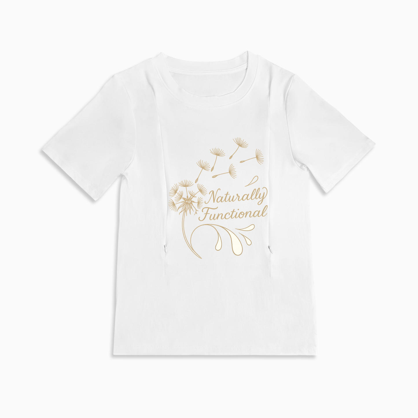 Totkeeps "Yes They're Real" Tee | Functional Zipper Nursing Top