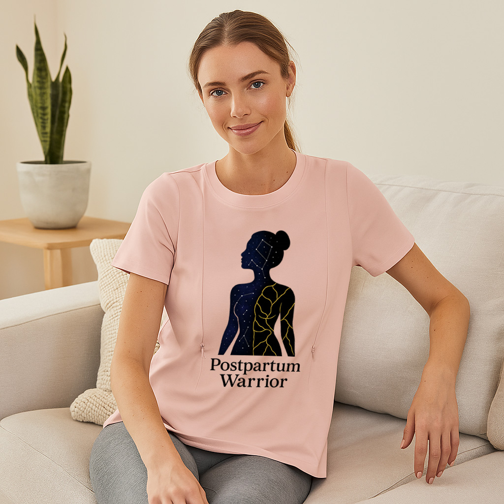 Nursing Wear for Strong Mamas | Postpartum Warrior T-Shirt