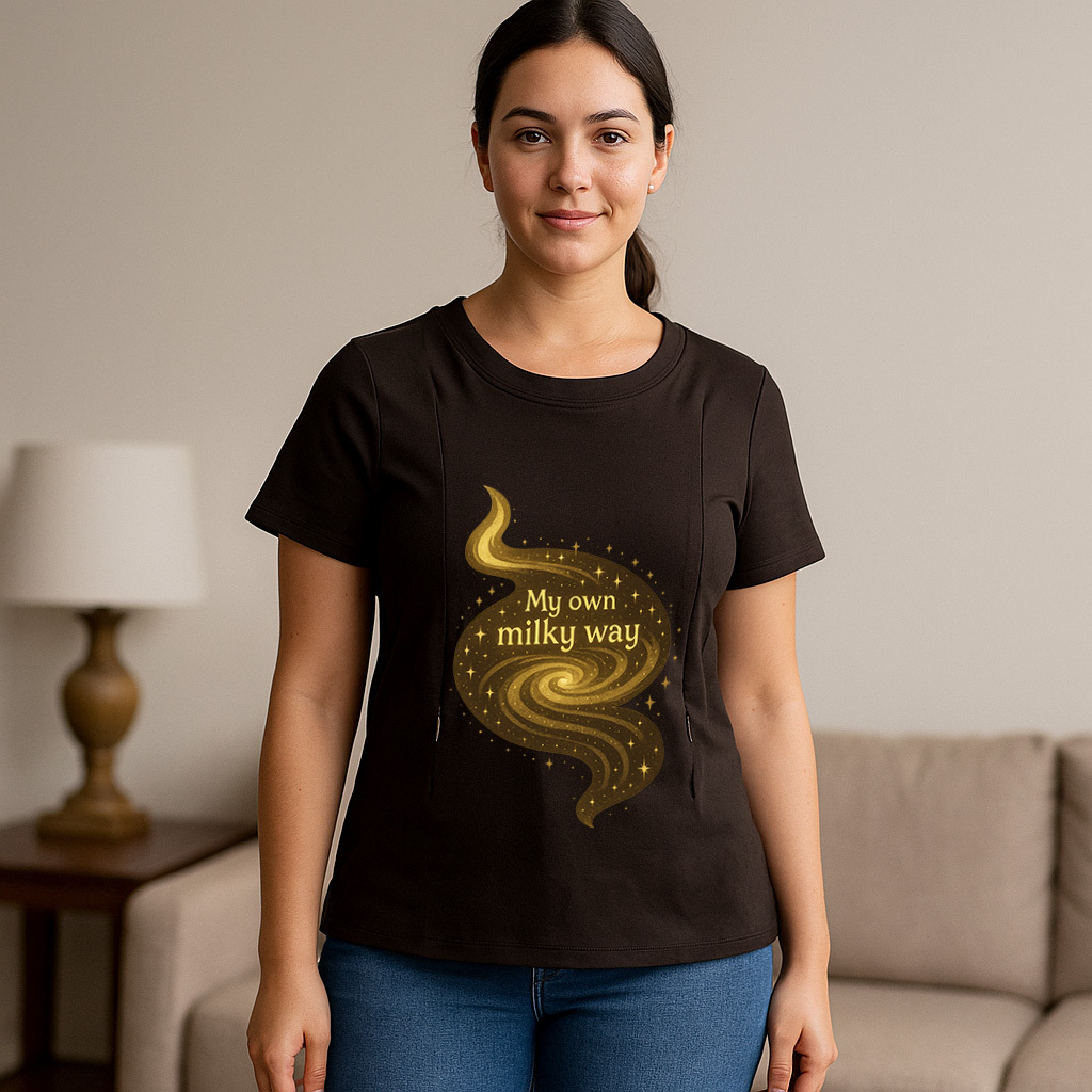 totkeeps Liquid Gold Cotton T-Shirt | Designed with Lov | brand