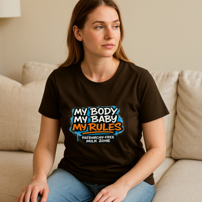 Easy Access Nursing Shirt | Patriarchy-Free Milk Zone | | brand