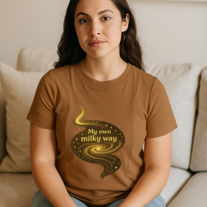 totkeeps Liquid Gold Cotton T-Shirt | Designed with Lov | brand