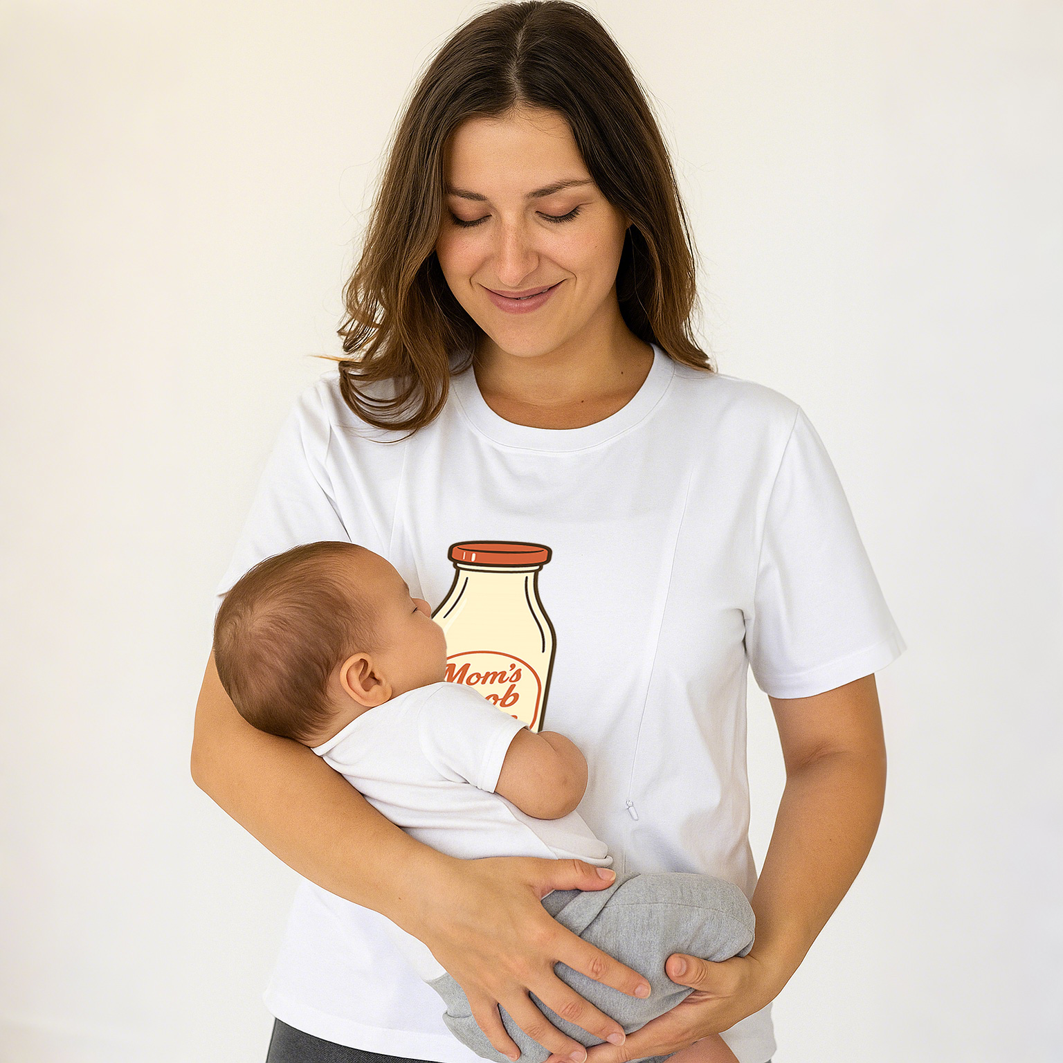 Boob Juice Tee | The Ultimate Zippered T-Shirt for Brea | brand