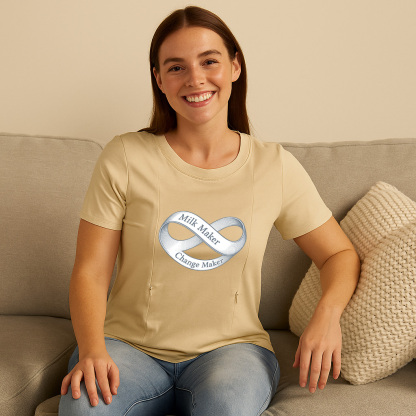 totkeeps Milk Maker & Change Maker Cotton T-Shirt | Des | brand