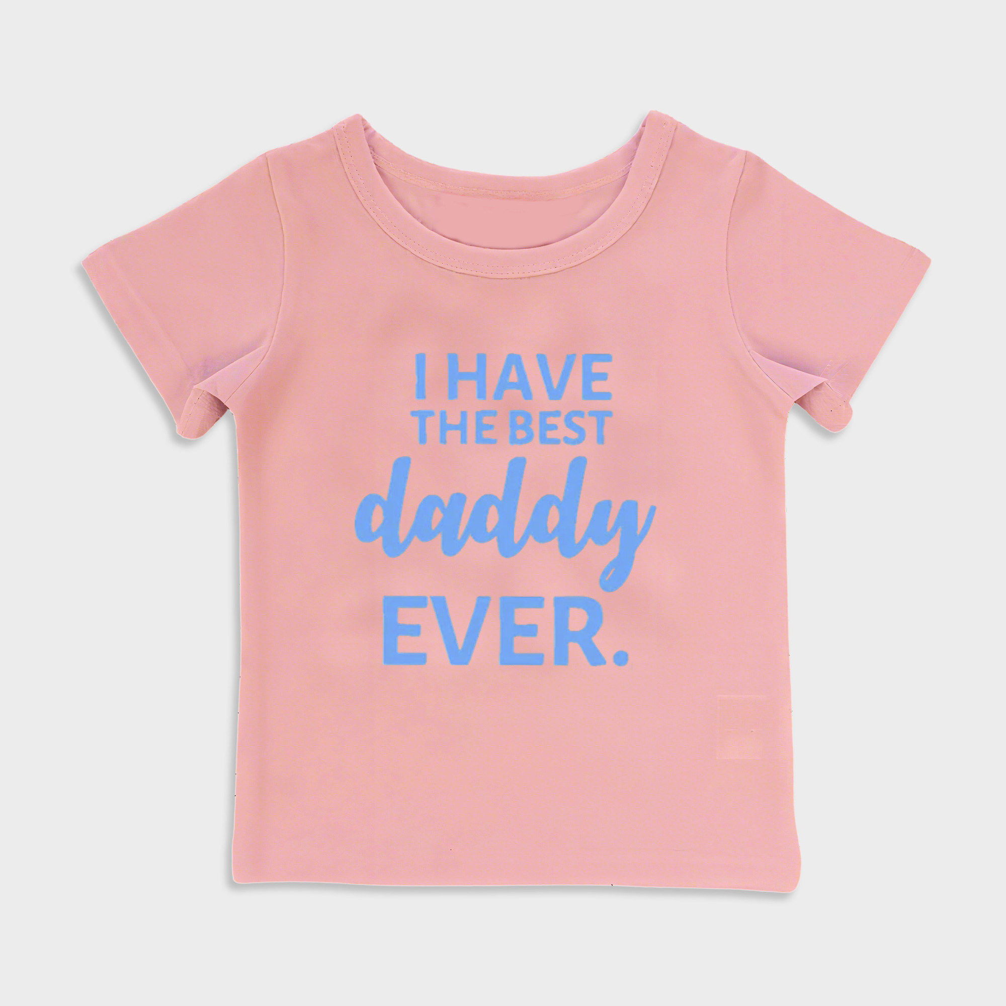 baby shirt - i have the best daddy ever kids t shirt toddler top pink in pink