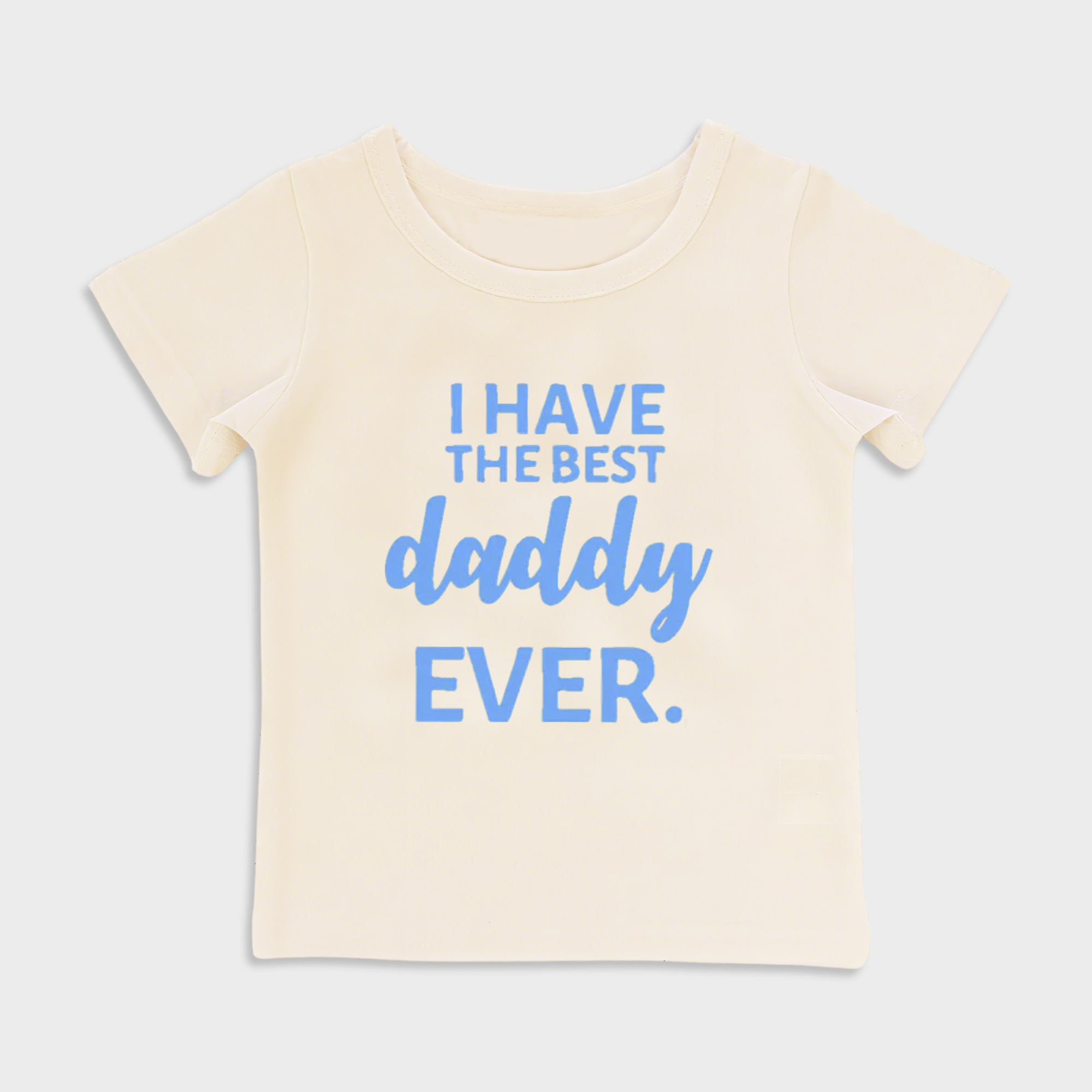 baby shirt - i have the best daddy ever kids t shirt toddler top beige in beige